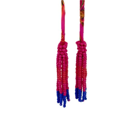 Rachel Zoe Vibrant Floral Boho Peasant Blouse Long Sleeve Pullover Ruffles Sz S - Picture 10 of 15